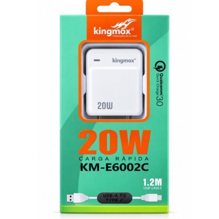 Cargador 20W Carga Rapida KM-E6002C 1.2M