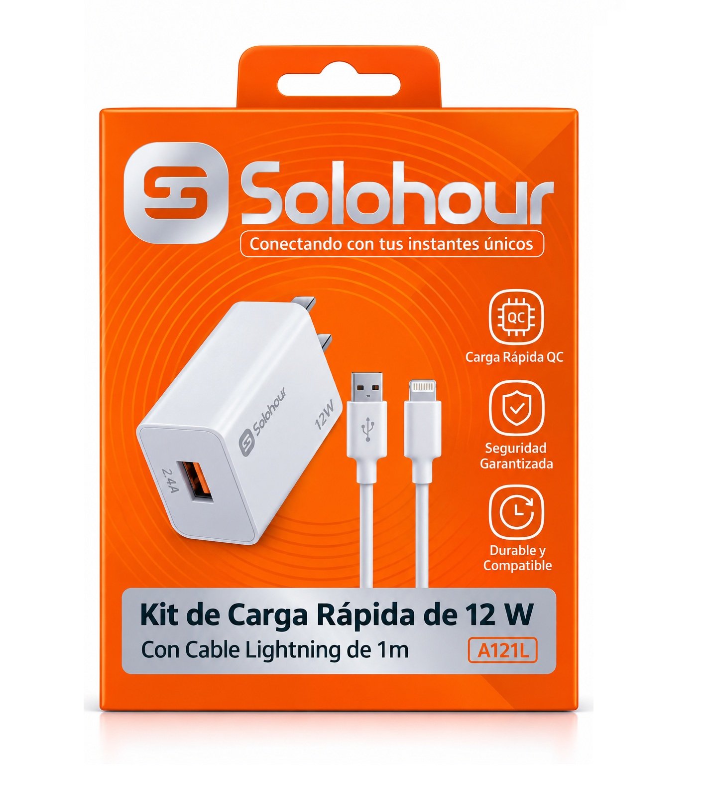a121l white GaN Kit de Carga Rapida 20W CA121C White - Imagen 1