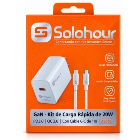 GaN Kit de Carga Rapida 20W A201C White