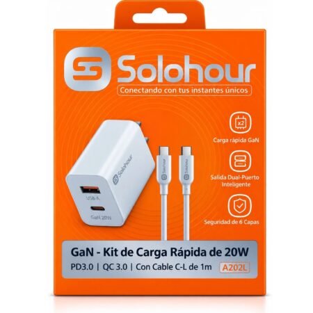 Gan Kit de Carga Rapida 20W A202L