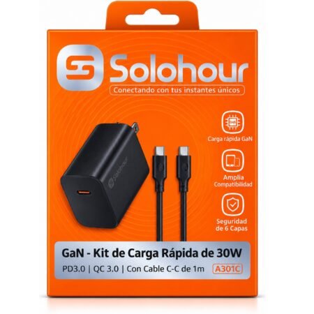 GaN Kit de Carga Rapida 30W A301C