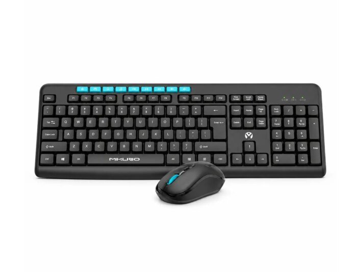 c033 Mikuso Wireless Combo Keyboard y Mouse KB-C033 - Imagen 1