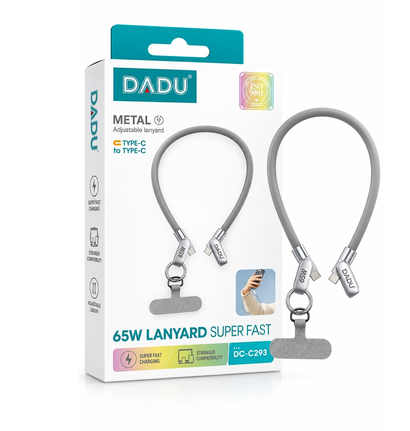 c293 65w Cable DADU DC-C293 Type-C to C 65W - Imagen 1
