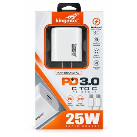 Cargador 25W KM-E6012PD C TO C