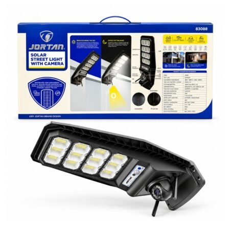 Jortan Lampara Solar con Cámara IP66 JT-83088-XMZR