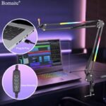 Soporte de Micrófono con Brazo Articulado RGB USB – Bomaite