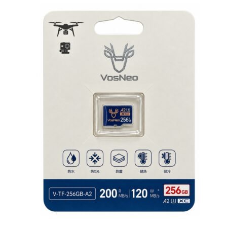 Vasneo Memoria 256GB U3 200RMB/s 120W MB/s A2 XC